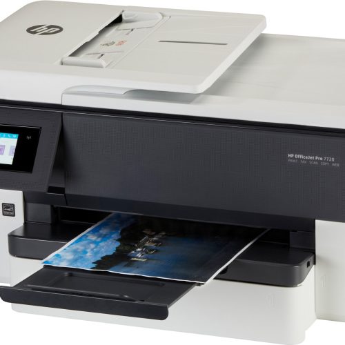 طابعة HP OfficeJet Pro 7720 الكل في واحد للتصميمات العريضة